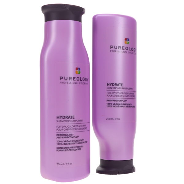 Pureology Hydrate Shampoo 9 oz & Hydrate Conditioner 9 oz Combo Pack