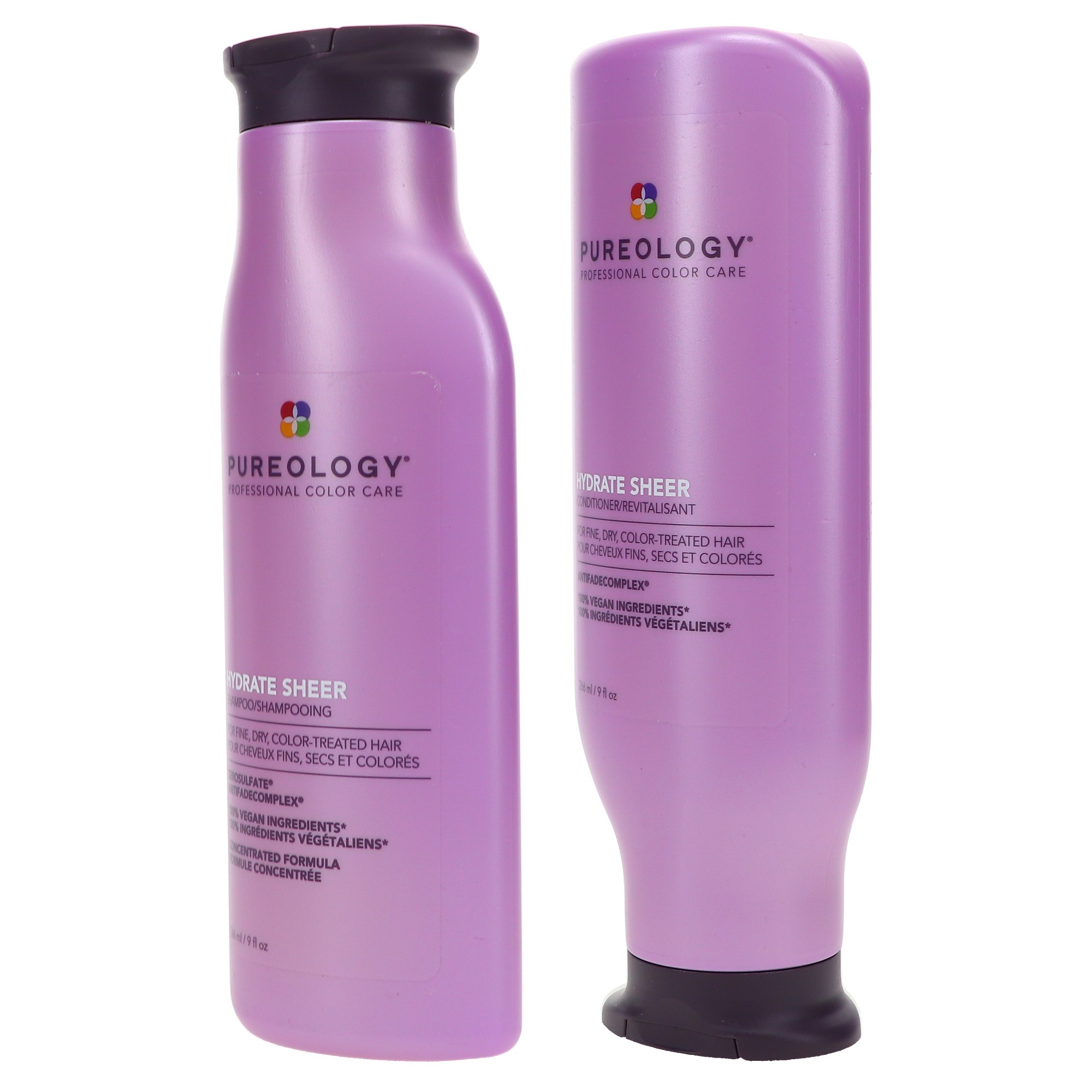 Pureology Hydrate Sheer Shampoo 9 oz and Conditioner 9 oz Combo Pack