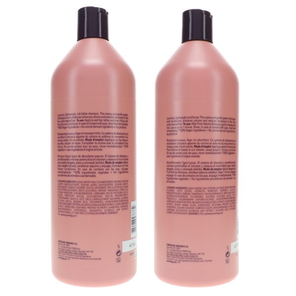 Pureology Pure Volume Shampoo 33.8 oz & Pure Volume Conditioner 33.8 oz Combo Pack