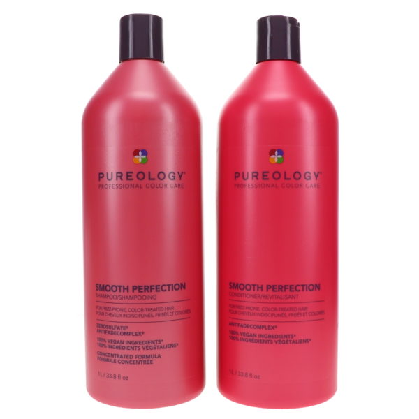 Pureology Smooth Perfection Shampoo 33.8 oz & Smooth Perfection Condition 33.8 oz Combo Pack