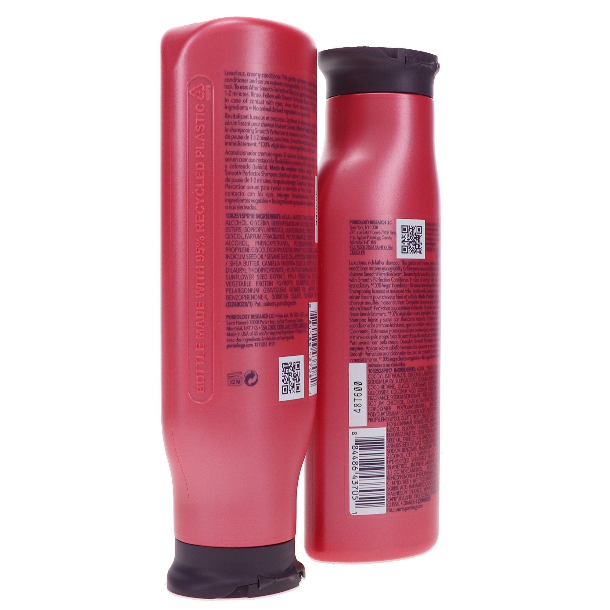 Pureology Smooth Perfection Shampoo 9 oz & Smooth Perfection Conditioner 9 oz Combo Pack