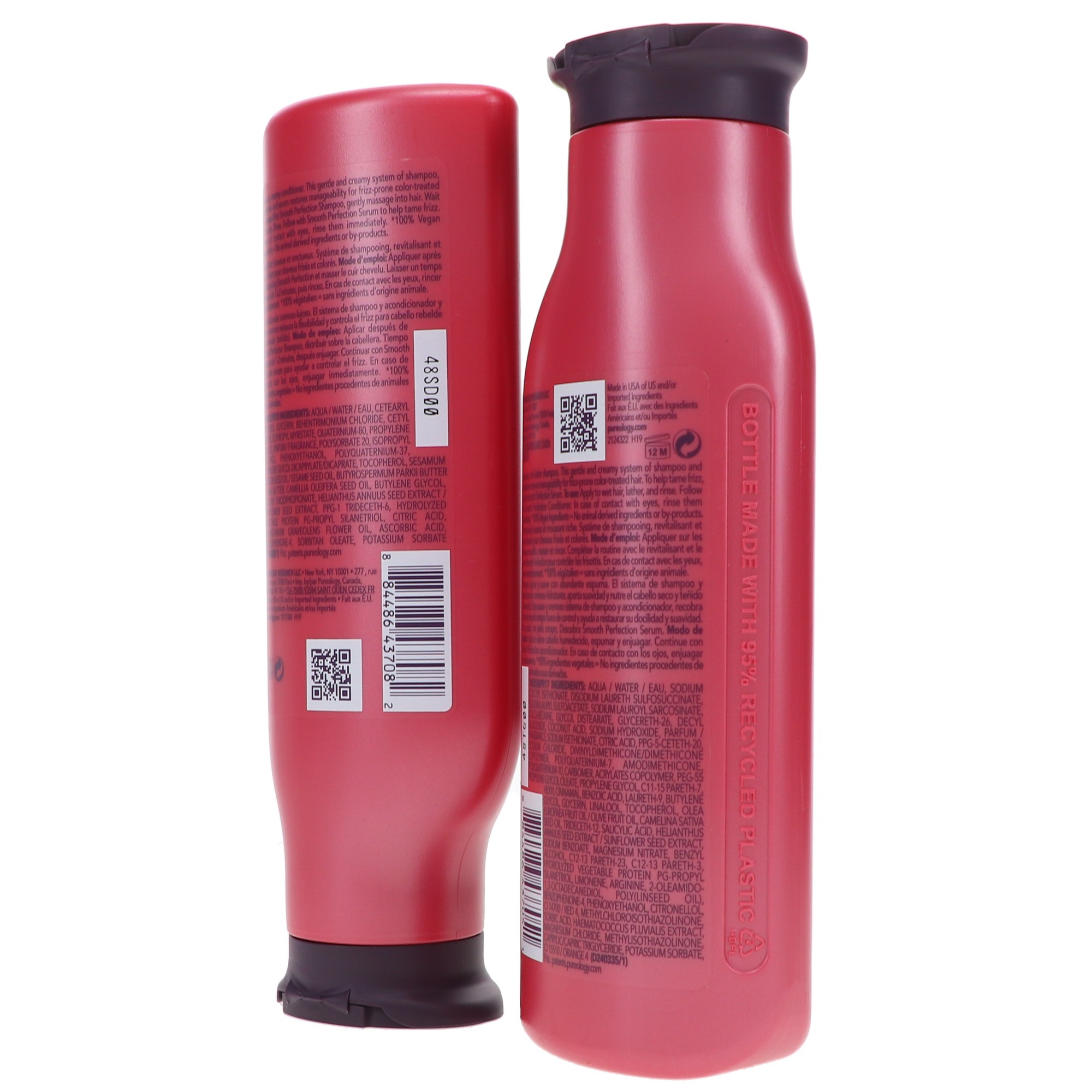 Pureology Smooth Perfection Shampoo 9 oz & Smooth Perfection Conditioner 9 oz Combo Pack