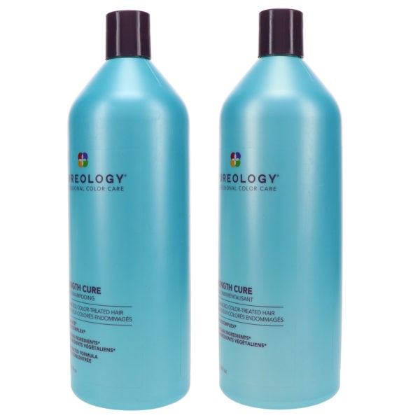 Pureology Strength Cure Shampoo 33.8 oz & Strength Cure Conditioner 33.8 oz Combo Pack