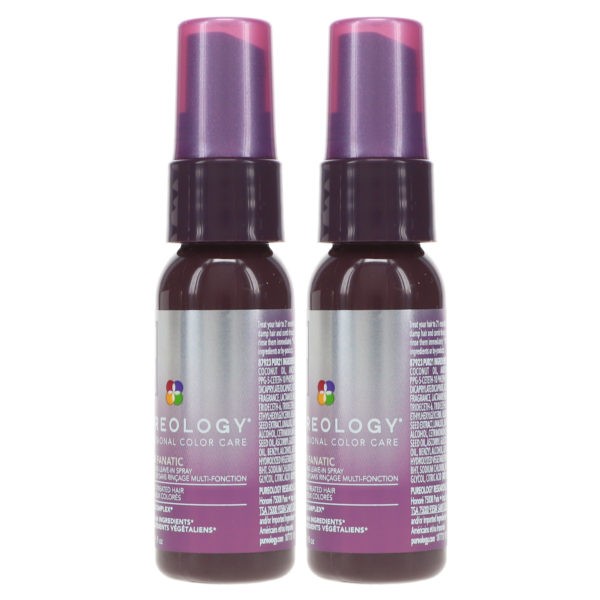 Pureology Travel Size Color Fanatic Multi-Tasking Leave-In Spray 1 oz 2 Pack