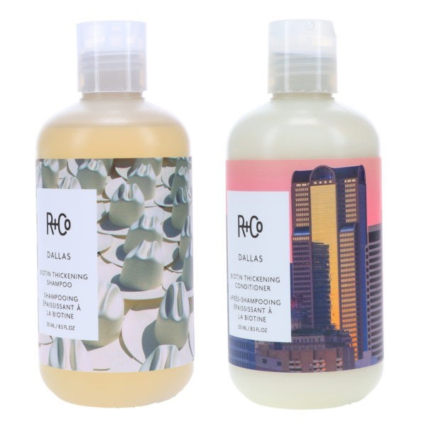 R+CO Dallas Biotin Thickening Shampoo 8.5 oz & Dallas Biotin Thickening Conditioner 8.5 oz Combo Pack