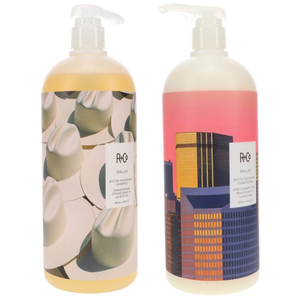 R+CO Dallas Thickening Shampoo 33.8 oz & Dallas Thickening Conditioner 33.8 oz Combo Pack