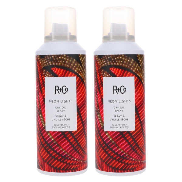 R+CO Neon Lights Dry Oil Spray 4 oz 2 Pack
