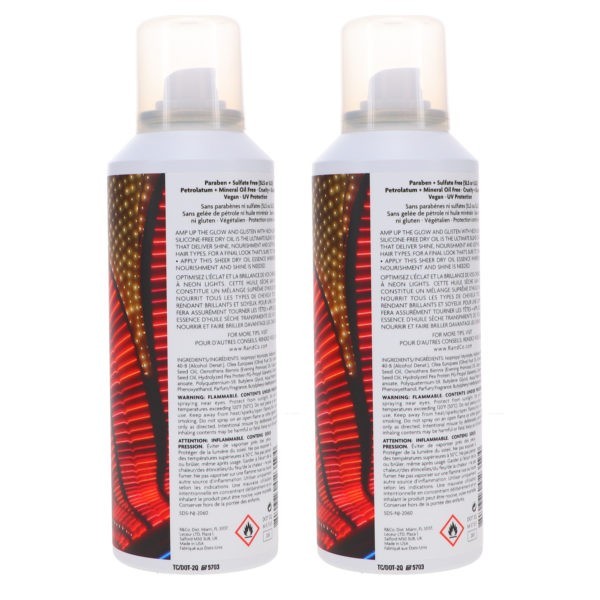 R+CO Neon Lights Dry Oil Spray 4 oz 2 Pack