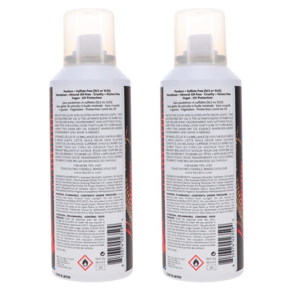 R+CO Neon Lights Dry Oil Spray 4 oz 2 Pack