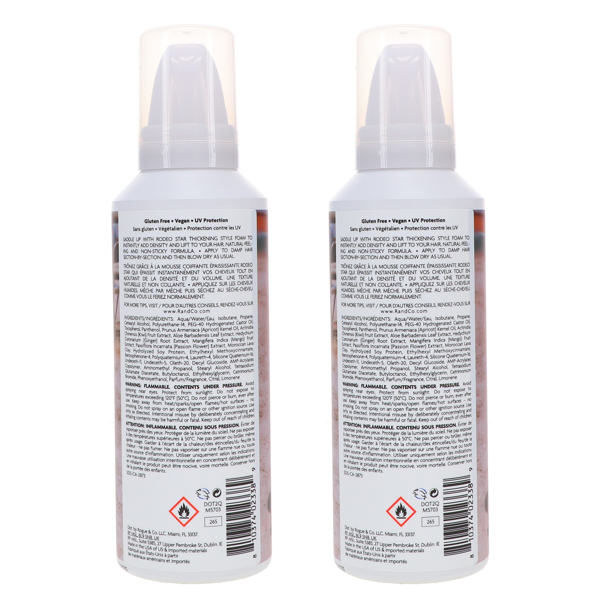 R+CO RODEO STAR Thickening Style Foam 5 oz 2 Pack