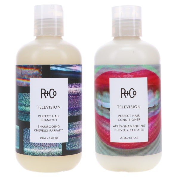 R+CO Television Perfect Hair Shampoo 8 oz & Television Perfect Hair Conditioner 8 oz Combo Pack