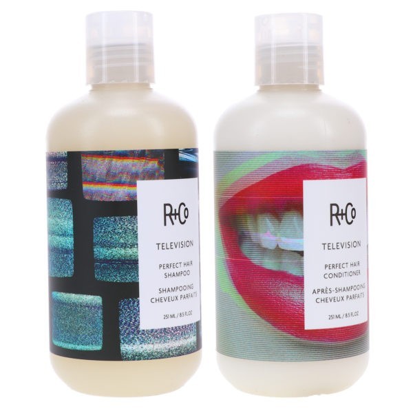 R+CO Television Perfect Hair Shampoo 8 oz & Television Perfect Hair Conditioner 8 oz Combo Pack