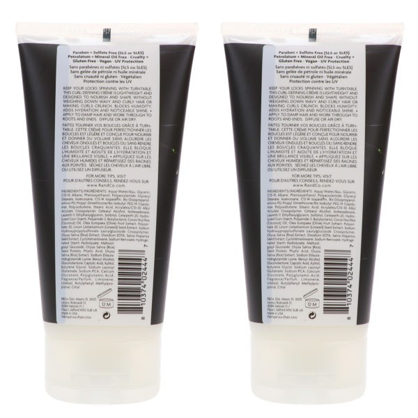 R+CO Turn Table Curl Defining Cream 5 oz 2 Pack