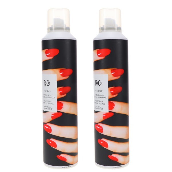 R+CO Vicious Strong Hold Flexible Hairspray 9.5 oz 2 Pack