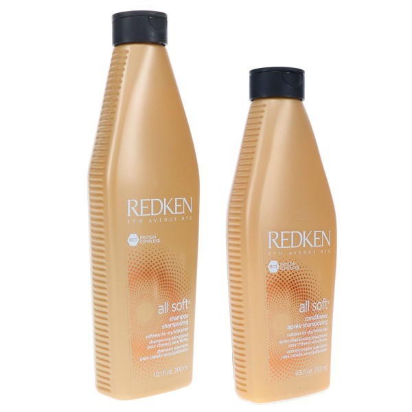 Redken All Soft Shampoo 10.1 oz & All Soft Conditioner 8.5 oz Combo Pack