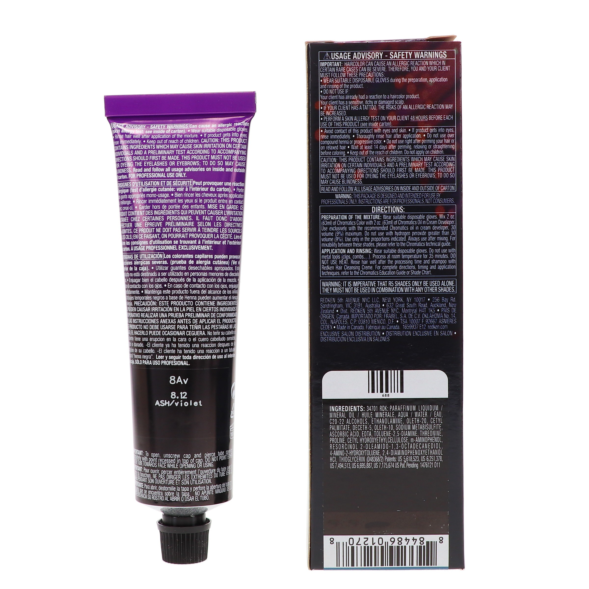 Redken Chromatics 8AV 2 oz