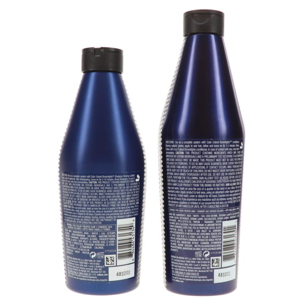 Redken Color Extend Brownlights Blue Shampoo 10.1 oz & Color Extend Brownlights Blue Conditioner 8.5 oz Combo Pack