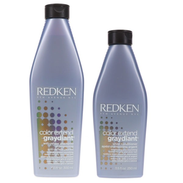 Redken Color Extend Graydiant Purple Shampoo 10.1 oz & Color Extend Graydiant Conditioner 8.5 oz  Combo Pack