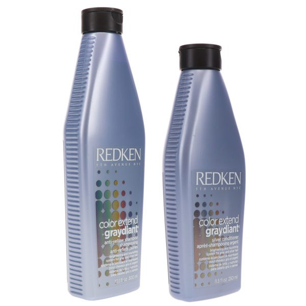 Redken Color Extend Graydiant Purple Shampoo 10.1 oz & Color Extend Graydiant Conditioner 8.5 oz  Combo Pack