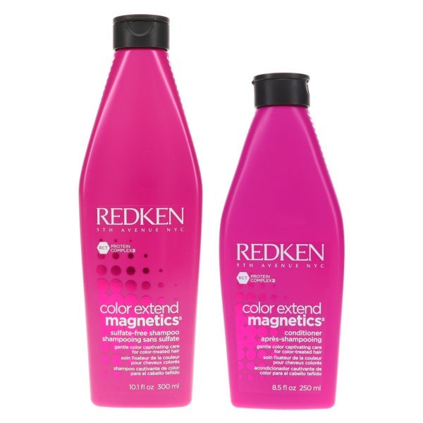 Redken Color Extend Magnetics Shampoo 10.1 oz & Color Extend Magnetics Conditioner 8.5 oz Combo Pack