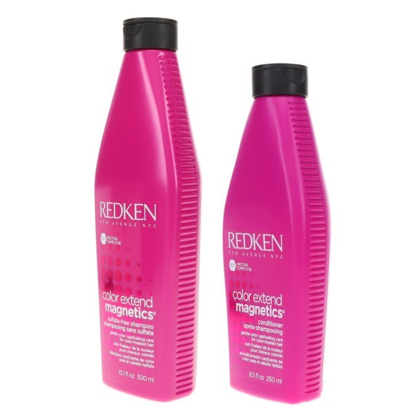 Redken Color Extend Magnetics Shampoo 10.1 oz & Color Extend Magnetics Conditioner 8.5 oz Combo Pack