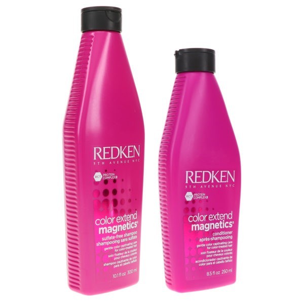 Redken Color Extend Magnetics Shampoo 10.1 oz & Color Extend Magnetics Conditioner 8.5 oz Combo Pack