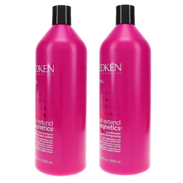 Redken Color Extend Magnetics Shampoo 33.8 oz & Color Extend Magnetics Conditioner 33.8 oz Combo Pack