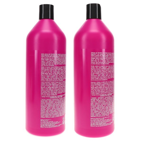 Redken Color Extend Magnetics Shampoo 33.8 oz & Color Extend Magnetics Conditioner 33.8 oz Combo Pack