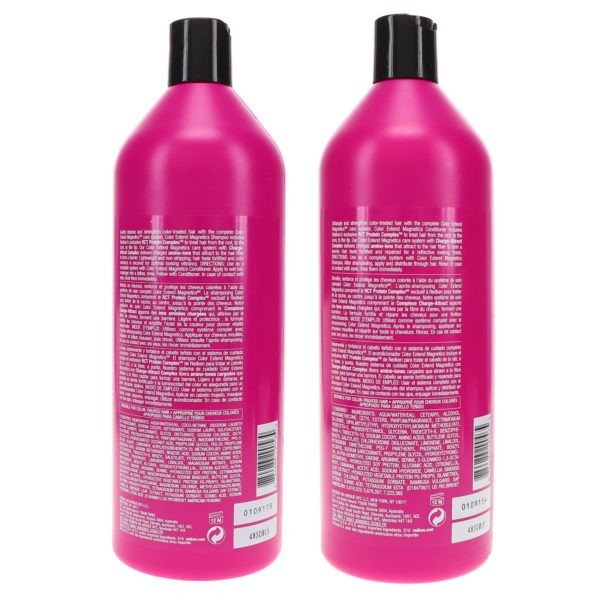 Redken Color Extend Magnetics Shampoo 33.8 oz & Color Extend Magnetics Conditioner 33.8 oz Combo Pack