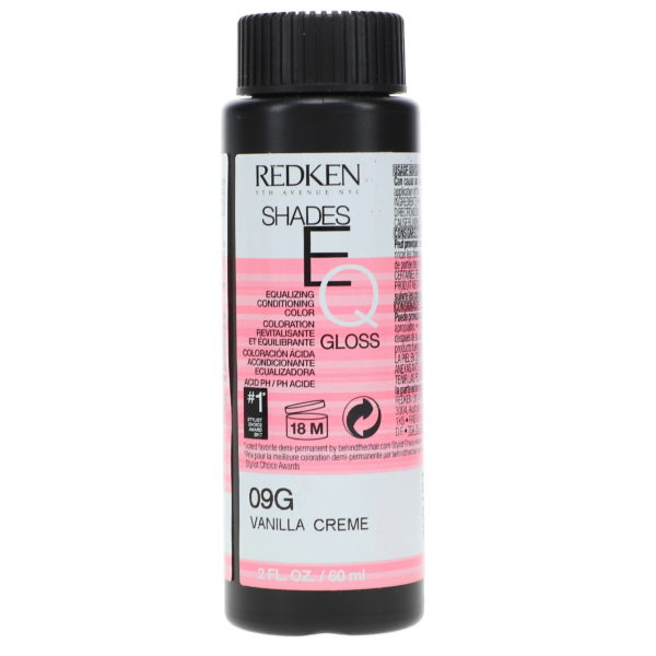 Redken Shades EQ C Gloss 09G Vanilla Cream 2 oz