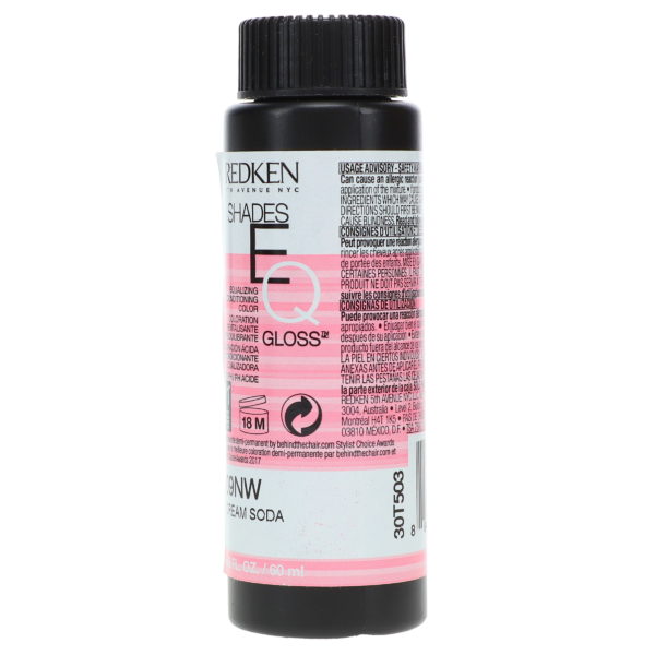 Redken Shades EQ C Gloss 09NW 2 oz