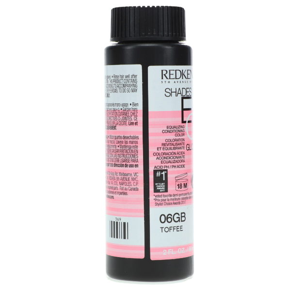 Redken Shades EQ C Gloss 06GB Toffee 2 oz