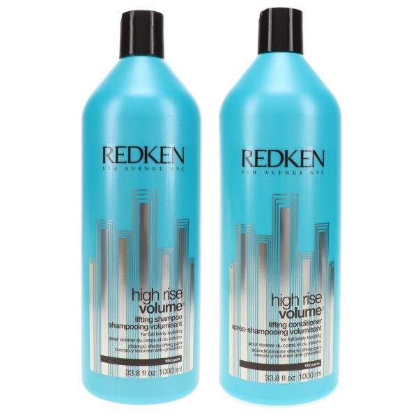 Redken Volume High Rise Shampoo 33.8 oz & Volume High Rise Conditioner 33.8 oz Combo Pack