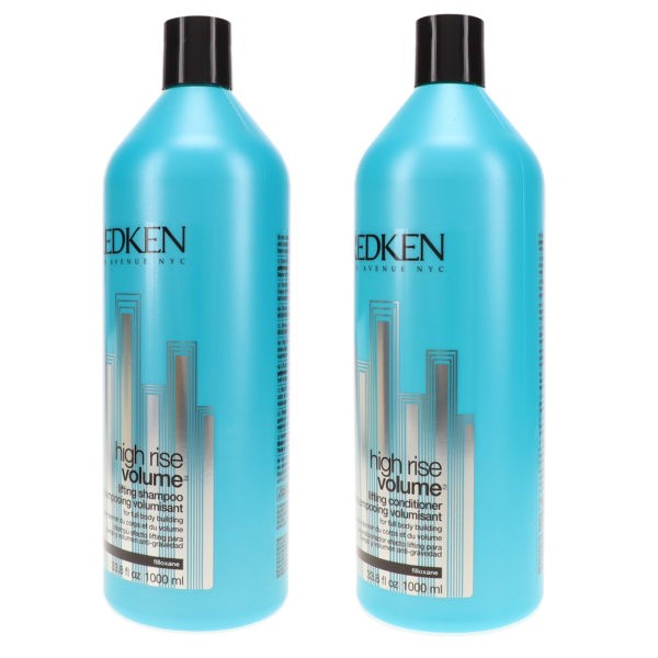 Redken Volume High Rise Shampoo 33.8 oz & Volume High Rise Conditioner 33.8 oz Combo Pack