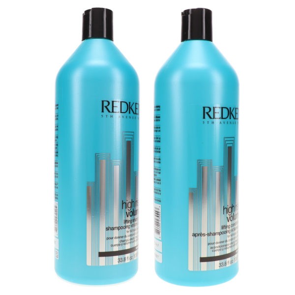 Redken Volume High Rise Shampoo 33.8 oz & Volume High Rise Conditioner 33.8 oz Combo Pack