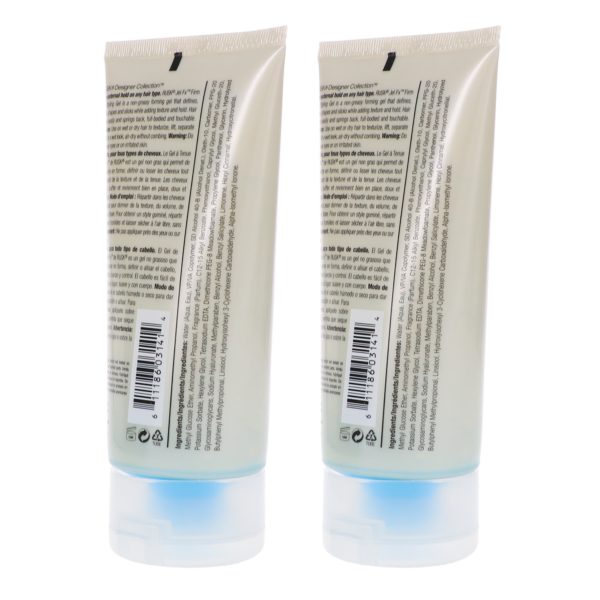 Rusk Jel FX Firm Hold Styling Gel 5.3 oz 2 Pack