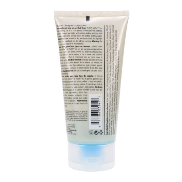 Rusk Jel FX Firm Hold Styling Gel 5.3 oz 2 Pack