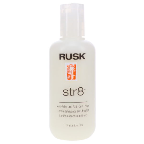 Rusk Str8 Anti-Frizz and Anti-Curl Lotion 6 oz