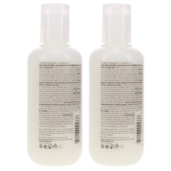 Rusk Str8 Anti-Frizz and Anti-Curl Lotion 6 oz 2 Pack