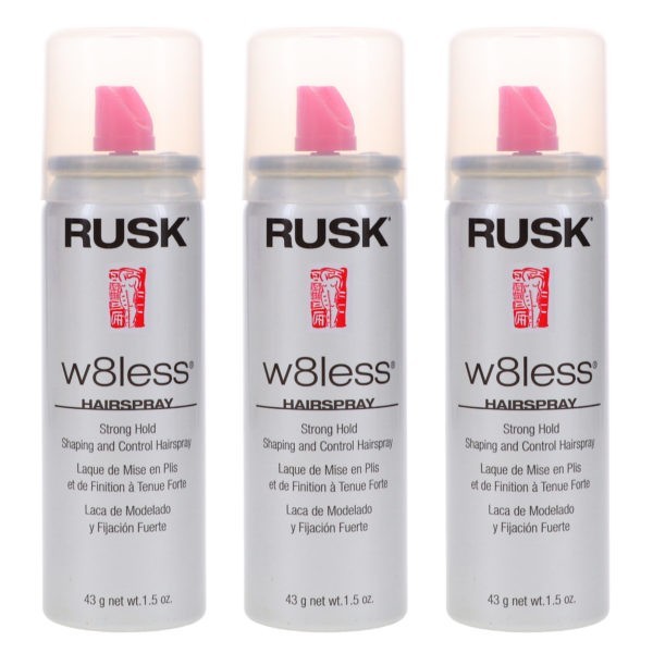 Rusk W8Less Hairspray 1.5 oz 3 Pack