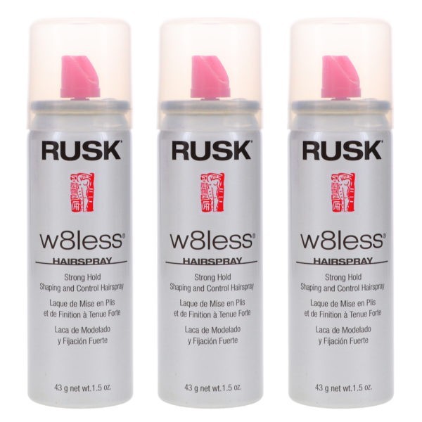 Rusk W8Less Hairspray 1.5 oz 3 Pack