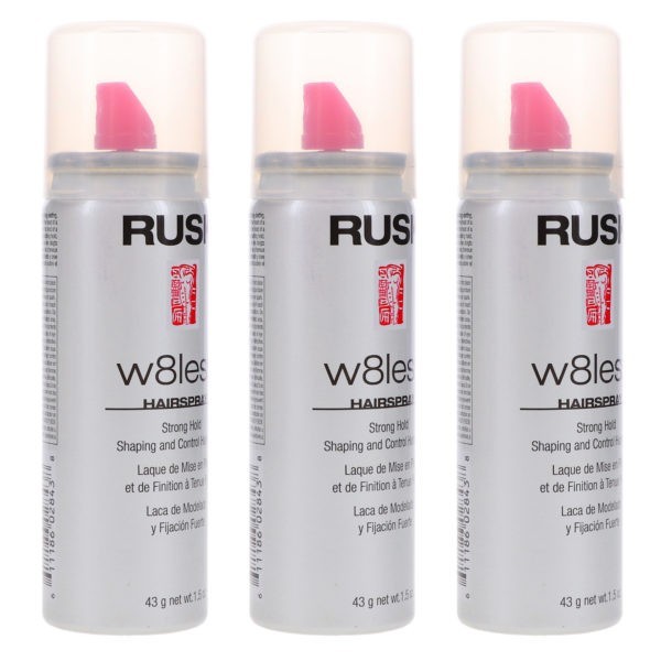 Rusk W8Less Hairspray 1.5 oz 3 Pack