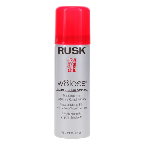 Rusk W8less Plus Extra Strong Hold Hairspray 1.5 oz