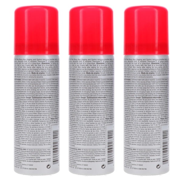 Rusk W8less Plus Extra Strong Hold Hairspray 1.5 oz 3 Pack