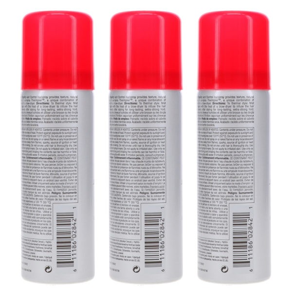 Rusk W8less Plus Extra Strong Hold Hairspray 1.5 oz 3 Pack