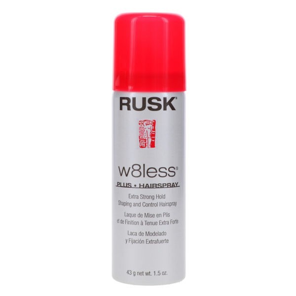 Rusk W8less Plus Extra Strong Hold Hairspray 1.5 oz 3 Pack