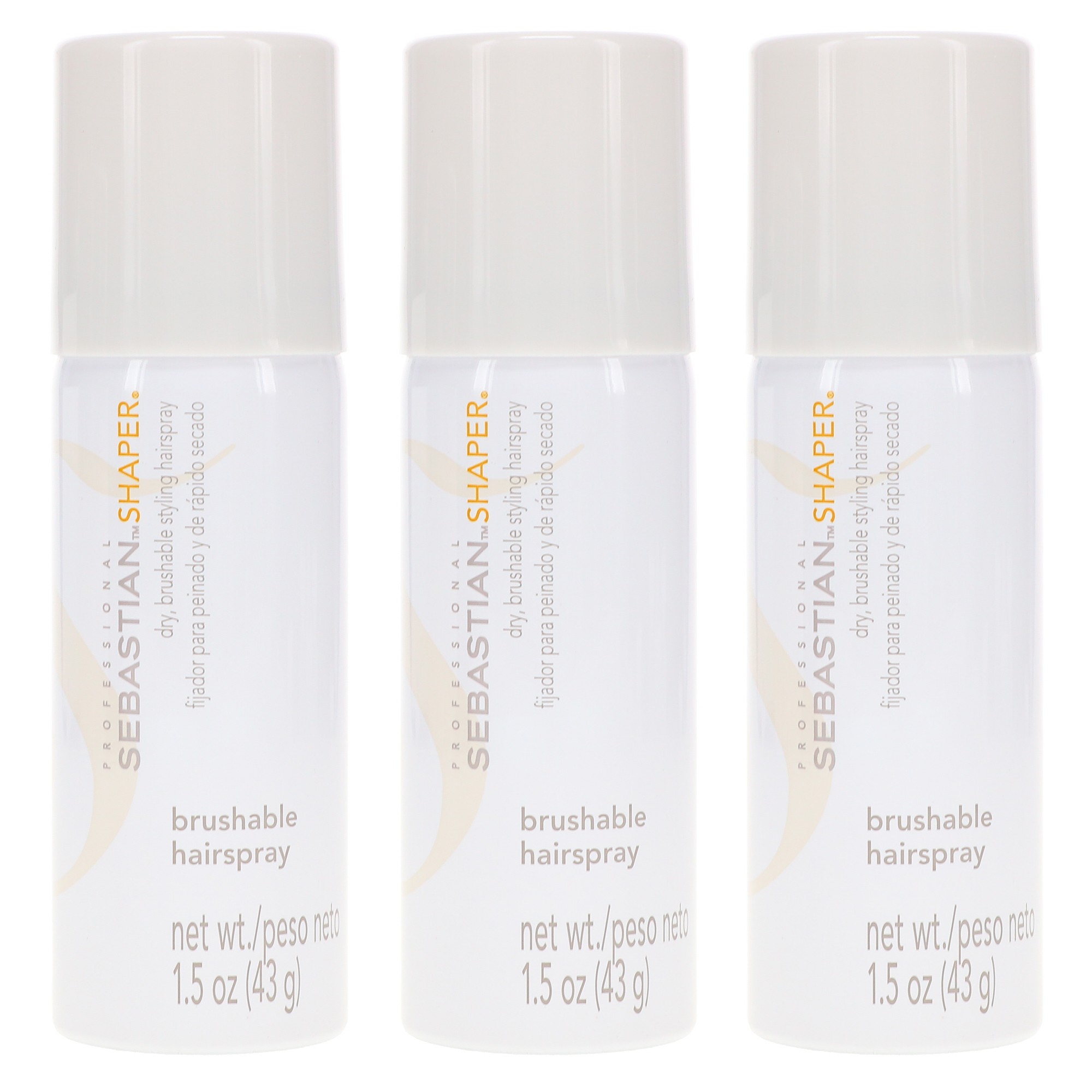 Sebastian Shaper Brushable Hairspray 1.5 oz 3 Pack