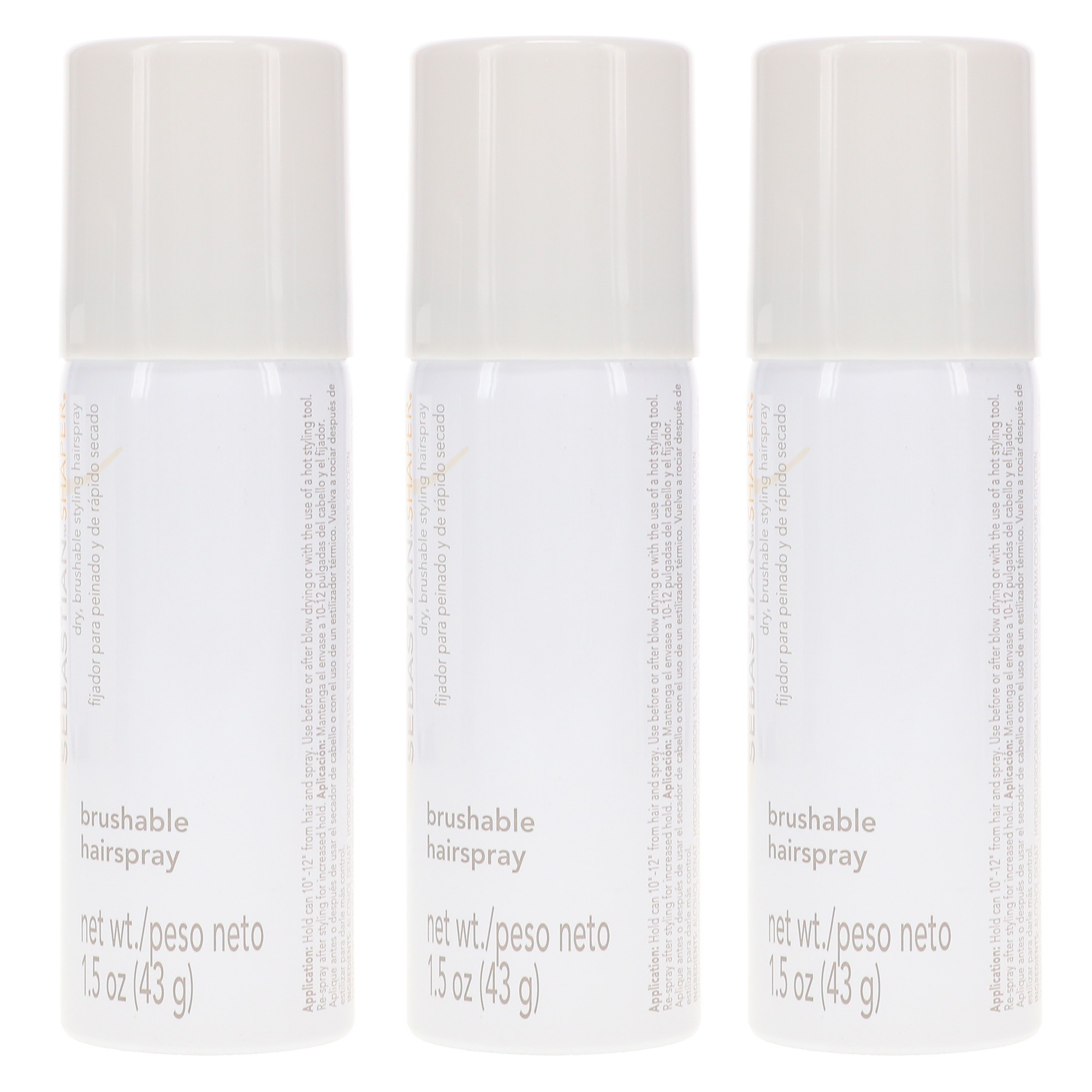 Sebastian Shaper Brushable Hairspray 1.5 oz 3 Pack