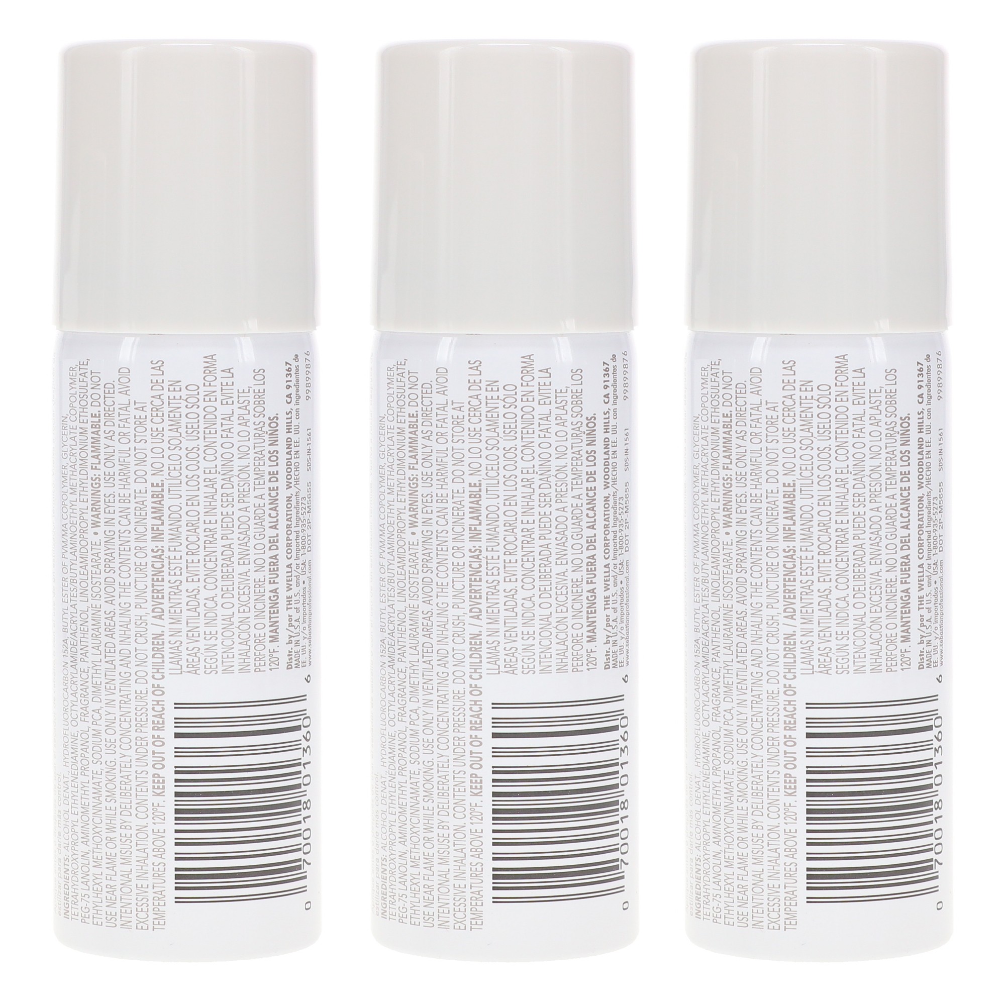 Sebastian Shaper Brushable Hairspray 1.5 oz 3 Pack