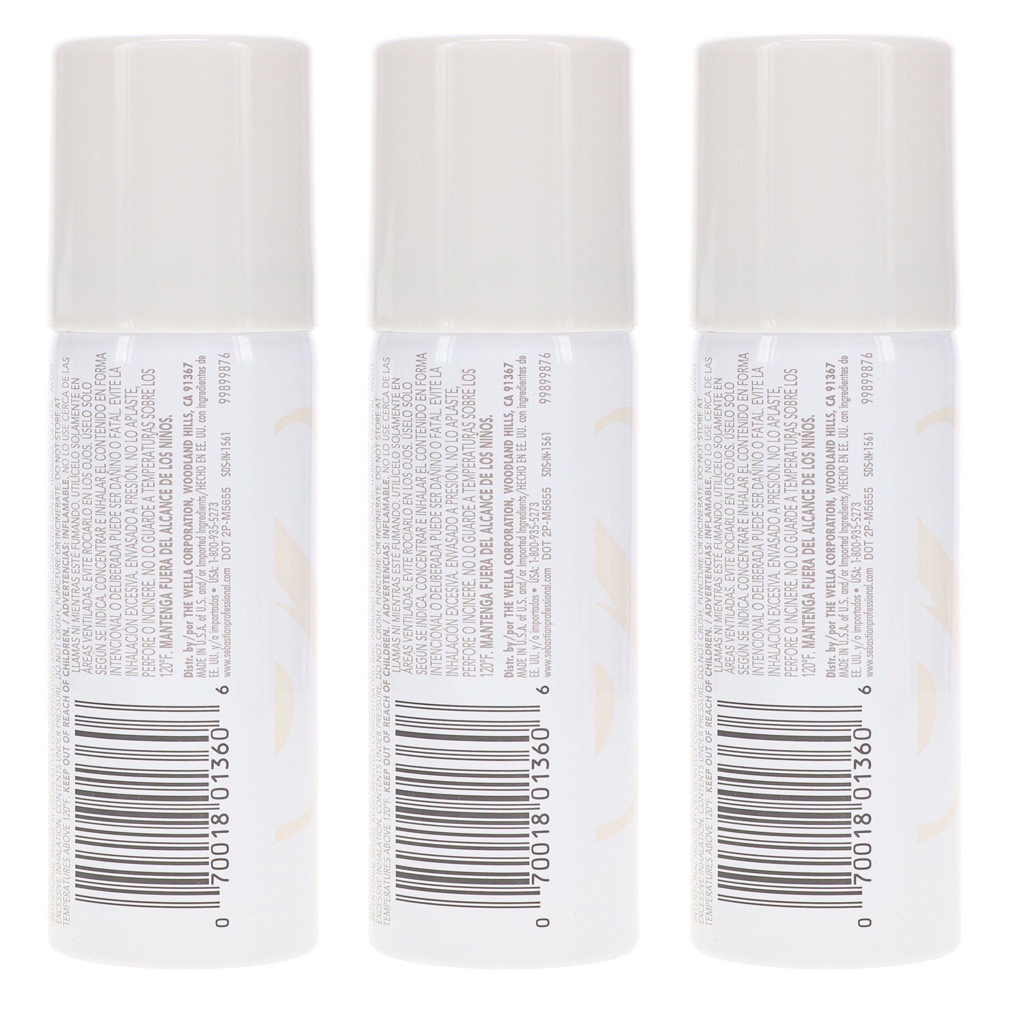 Sebastian Shaper Brushable Hairspray 1.5 oz 3 Pack